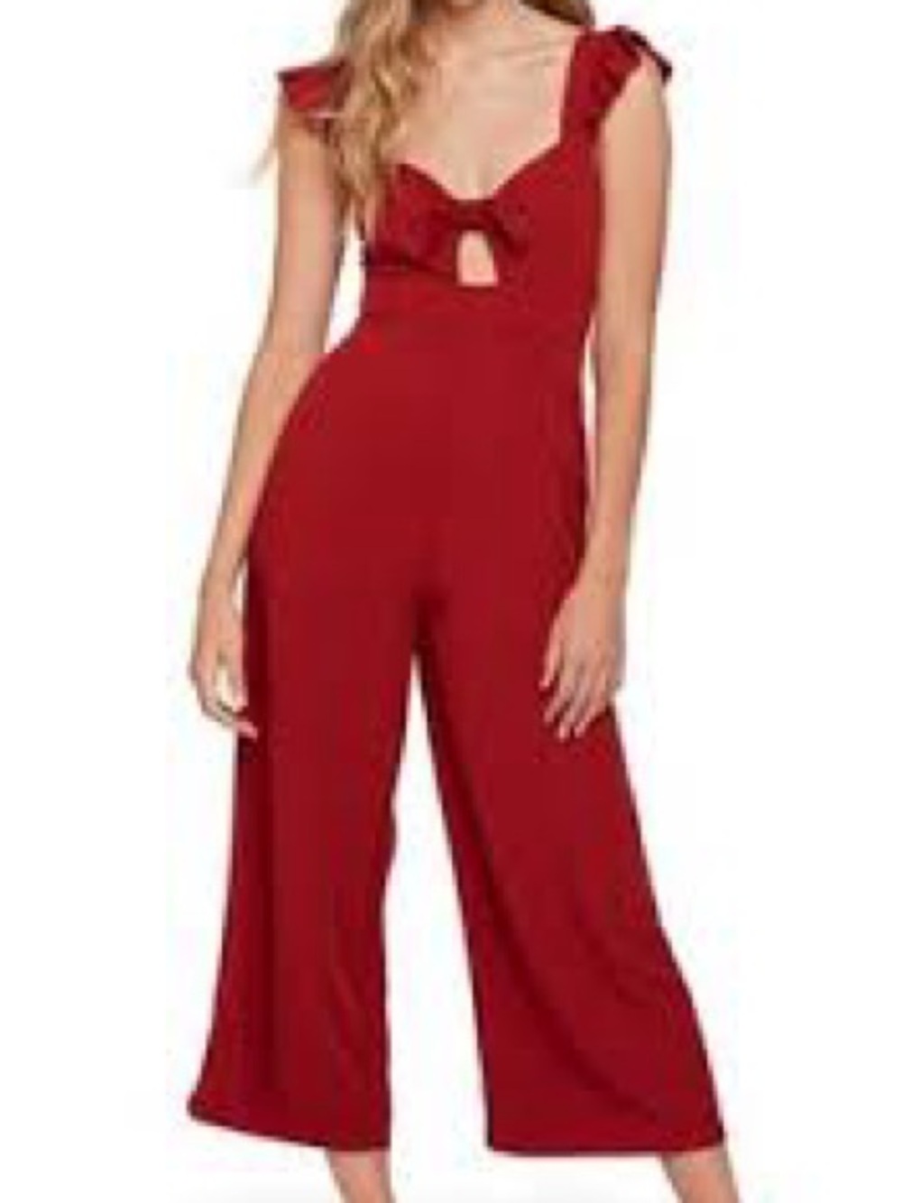 L*Space Pasadena jumpsuit red size XS